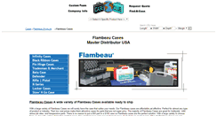 Desktop Screenshot of flambeau-cases.com